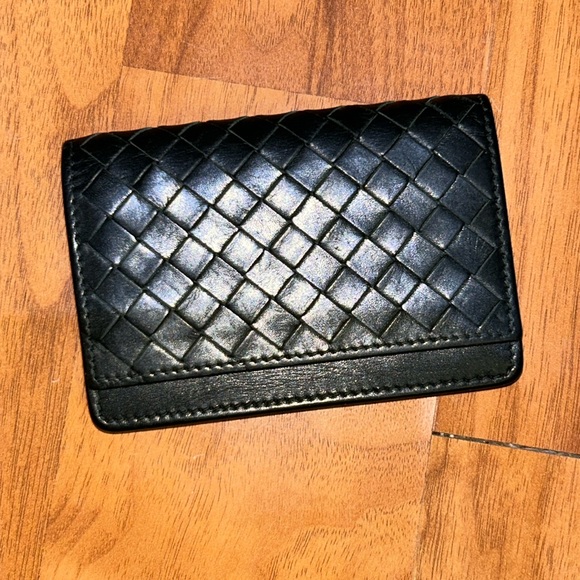 Bottega Veneta Handbags - Authentic Bottega Veneta Intrecciato Flap Card Holder